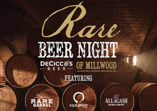 Rare Beer Night Event Poster. Featuring Rare Barrel, Equilibrium, and Allagash
