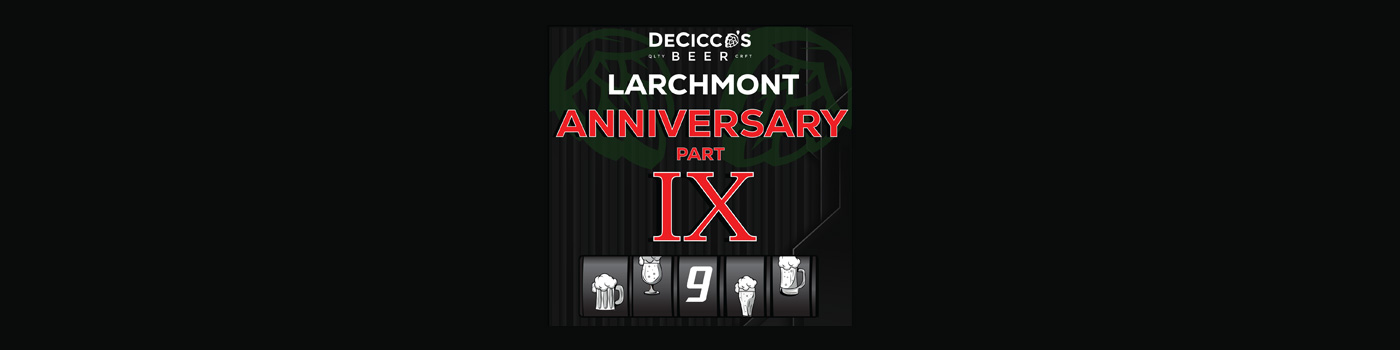 DeCicco's Larchmont 9th Anniversary banner